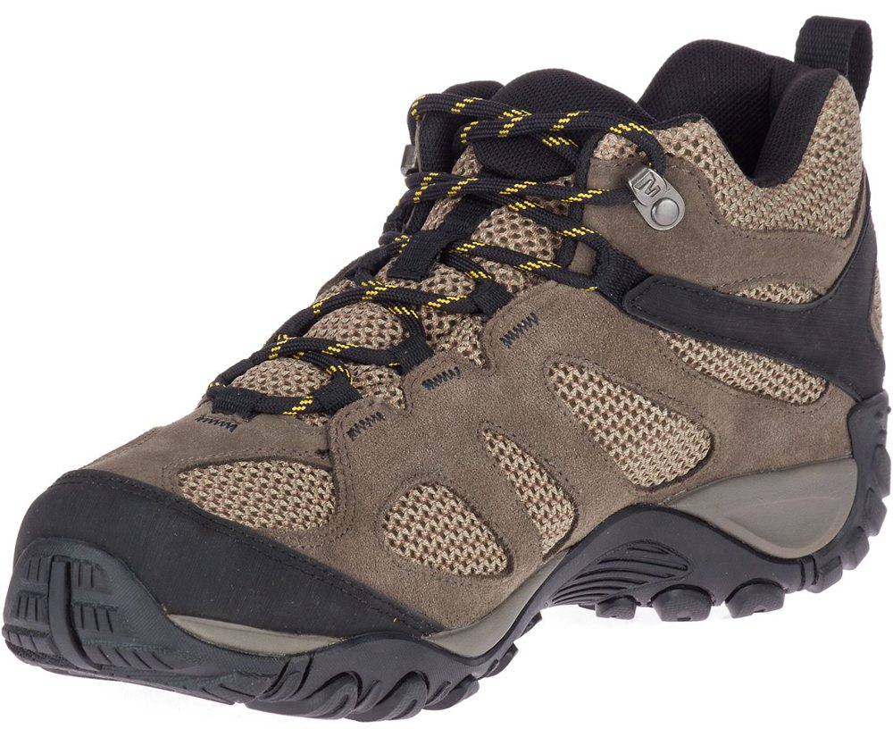 Merrell Vandrestøvler Herre - Yokota 2 Mid Waterproof Wide Width - Brune - JNK807654